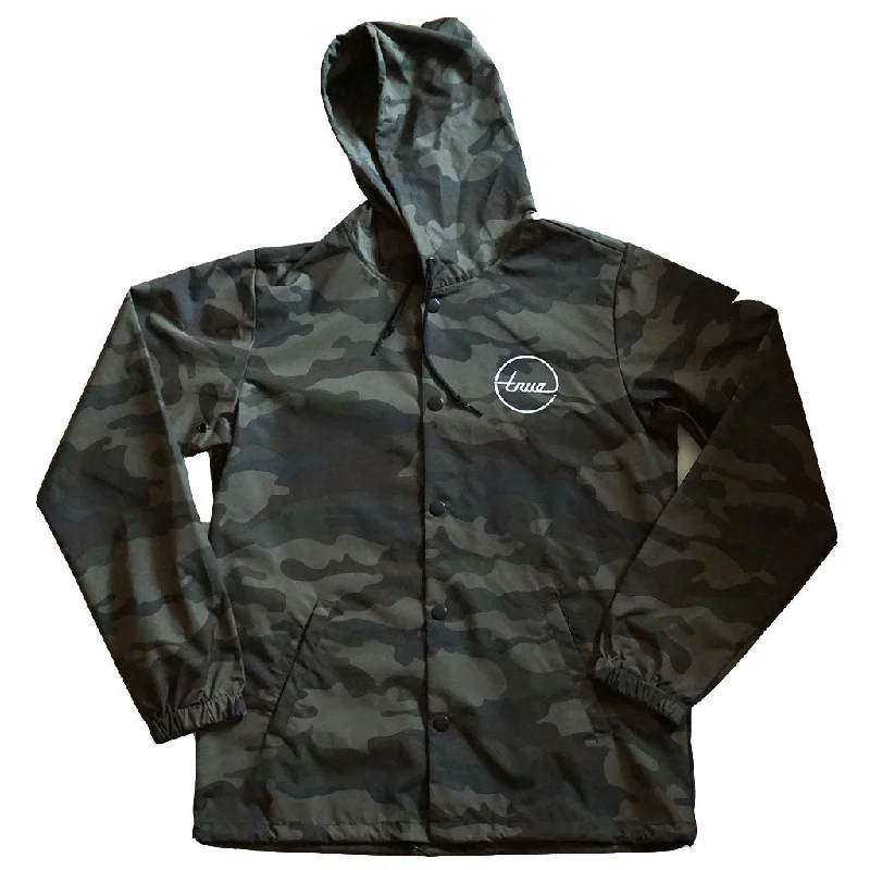 Men's Coats for Short MenTrue Mens Nations 2 Hooded Rain Jacket Camo