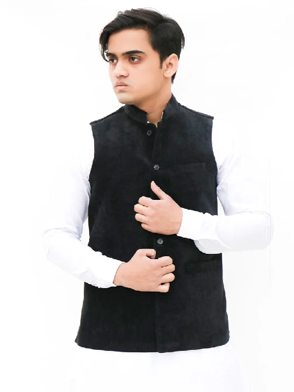 Comfortable Men's ParkasTweed Waistcoat for Men Pale