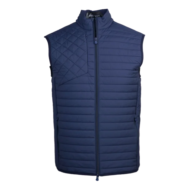 Men's Coats with Military InfluenceYukon Ultralight Hybrid Vest (Maltese Blue)