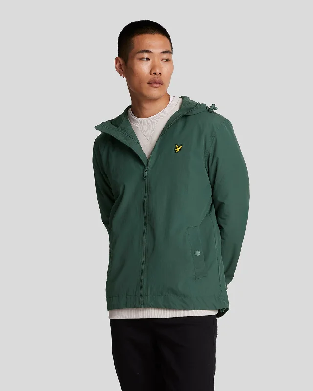 Unique Men's Flight JacketsZip Through Hooded Jacket