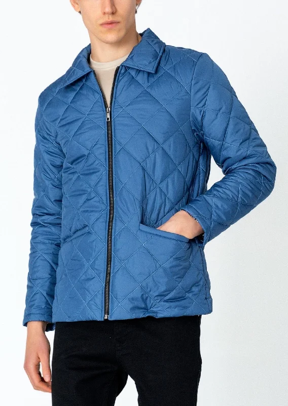 Men's Coats for Rainy WeatherLight Padded Zipper Closure Jacket - Hawaii