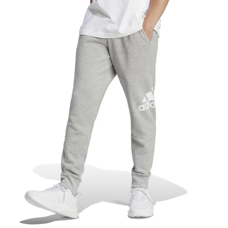 Men's Work Pants for Durability and ComfortAdidas Mens Big Logo French Terry Tapered Cuff Pant