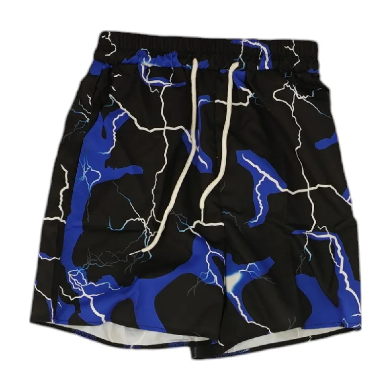 Black Graphic Swim Shorts