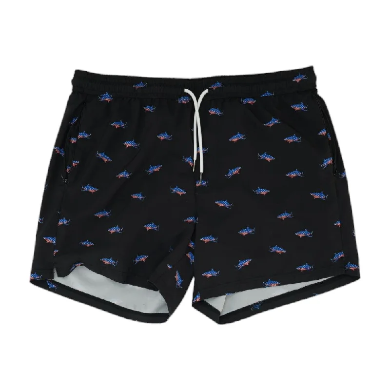 Black Misc Swim Shorts