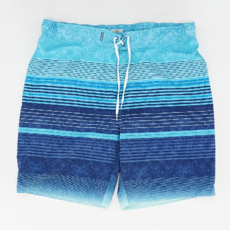 Blue Striped Board Shorts