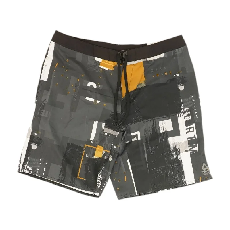 Charcoal Graphic Swim Shorts