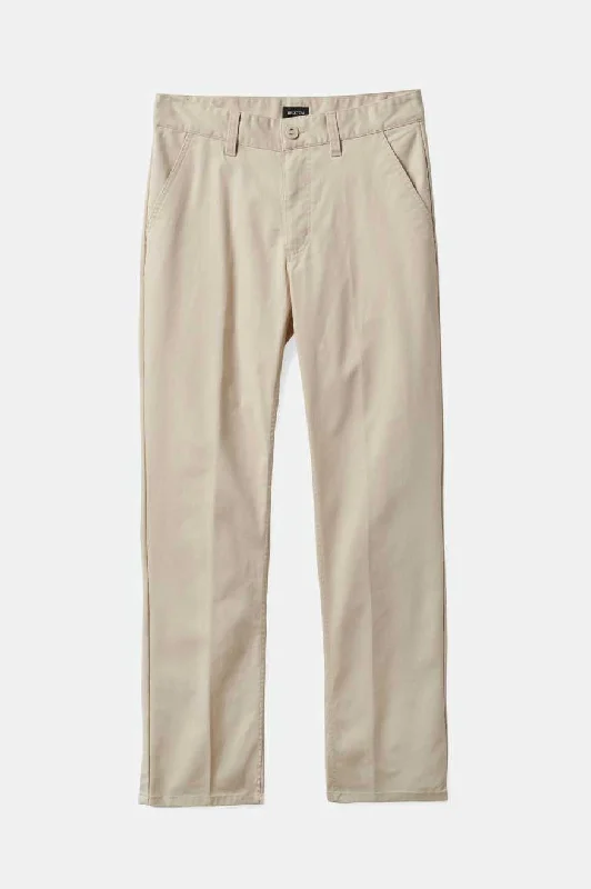 Comfortable Men's JoggersChoice Chino Regular Pant - Whitecap