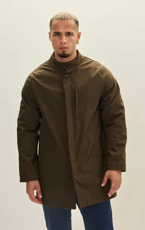 Men's Coats for Everyday WearSuperior Protection Raincoat - Khaki