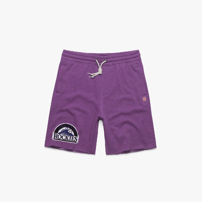 Men's Pants with Turn-Up CuffsColorado Rockies '93 Sweat Shorts