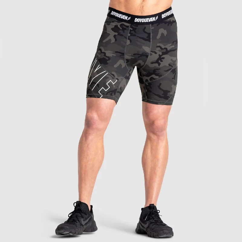 Men's Pants with Appliqué DetailsCompfit+ Icon Shorts - Camo