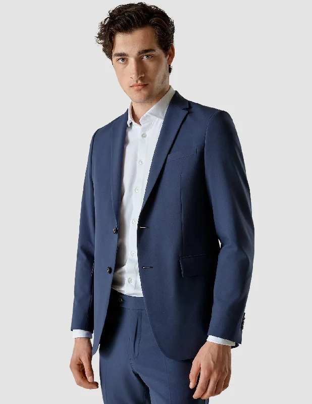 Men's Suits with Security PocketsEssential Blazer Regular Marine Blue