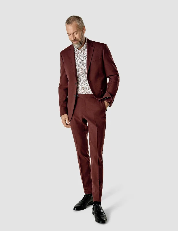 Men's Suits with Full-Canvas ConstructionsEssential Suit Mahogany