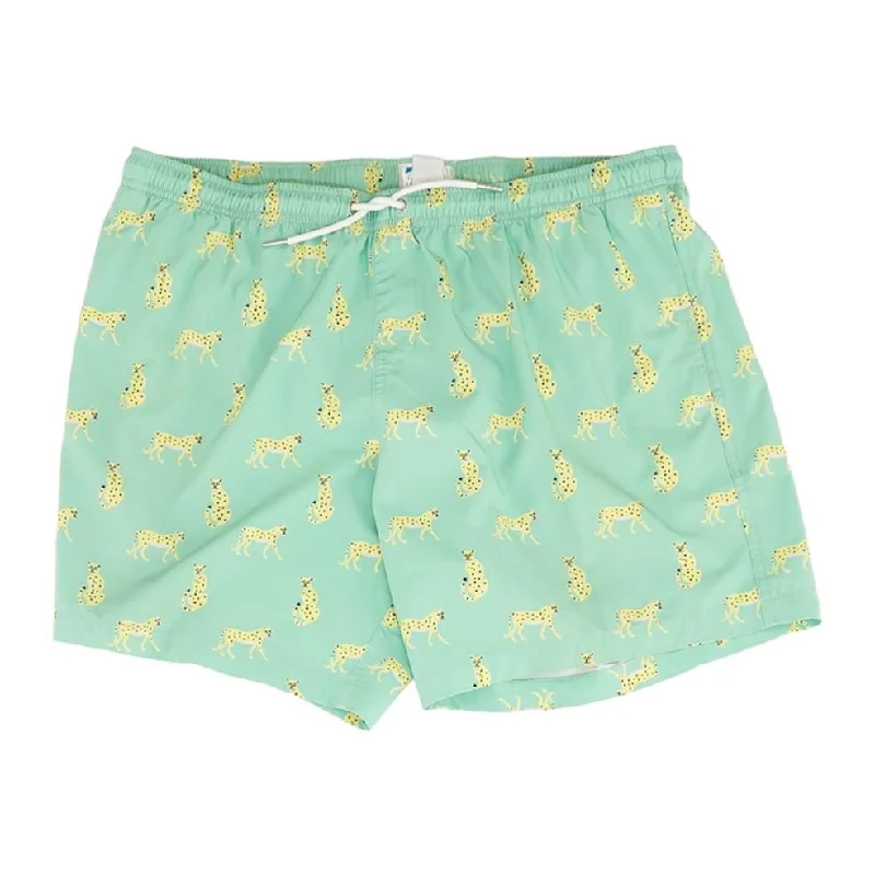 Green Animal Swim Shorts