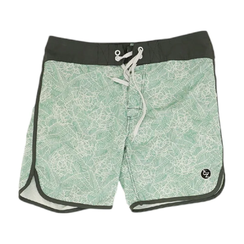 Green Misc Swim Shorts