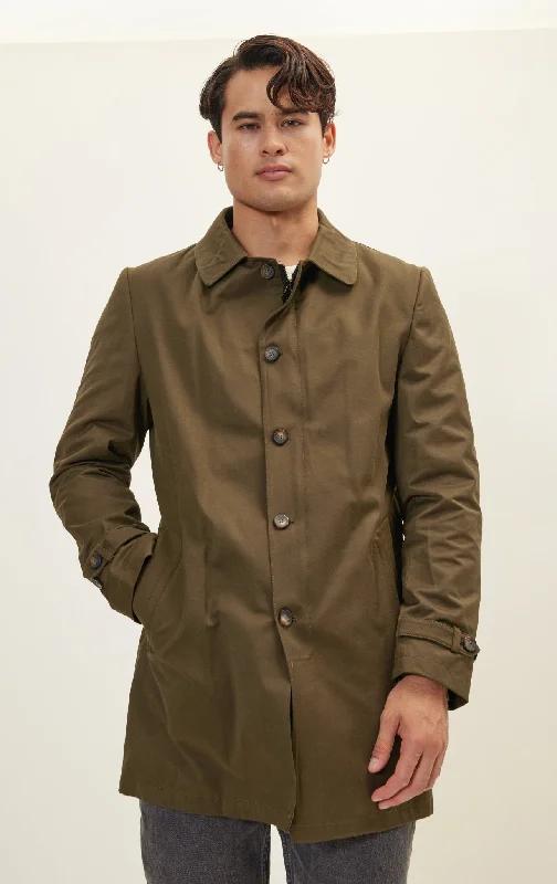 Men's Coats for RunningMac Jacket - Khaki