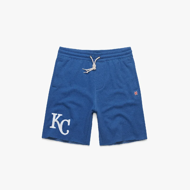 Men's Pants with Antimicrobial TreatmentKansas City Royals Retro Cap Logo Sweat Shorts