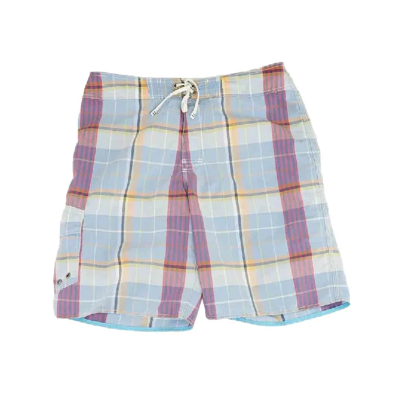 Multi Plaid Board Shorts