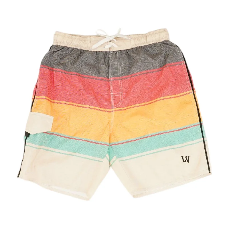 Multi Striped Board Shorts