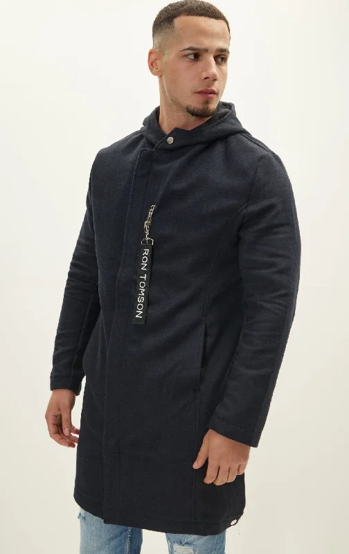 Men's Coats with Modern CutsOuterwear - Navy Coat