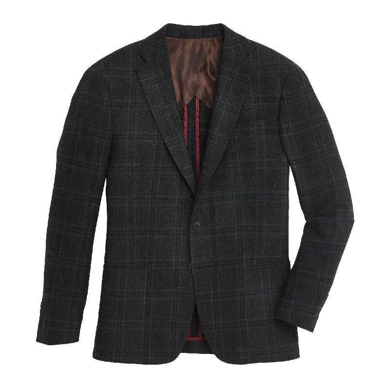 Men's Coats with Adjustable SleevesDi Fabio Pine Grove/Moonlight Plaid Sport Coat