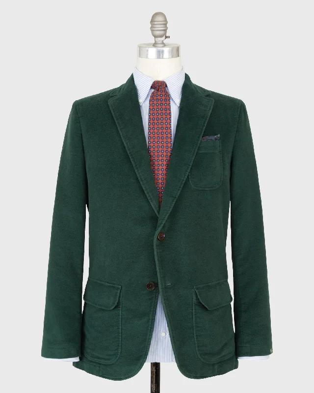 Cool Men's Pea CoatsButcher Jacket in Spruce Moleskin