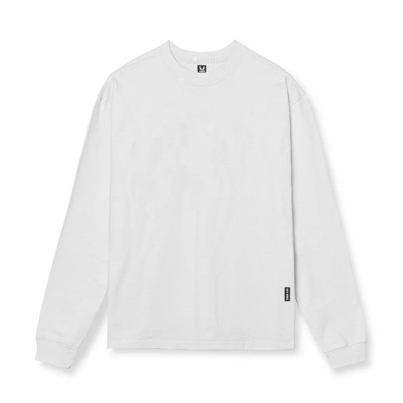 Men's Shirts with Pleated Hemlines0851. Tech Essential™ Relaxed Long Sleeve - White