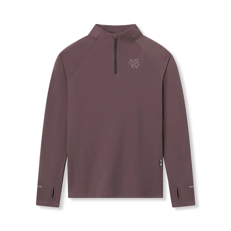 Men's Shirts with Asymmetrical Hemlines0906. Thermal Training Quarter Zip - Nightshade "Cyber"