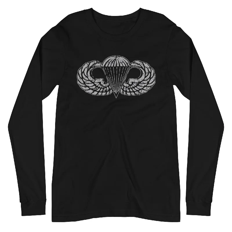 Layered Men's VestsCLT - Airborne Wings Long Sleeve