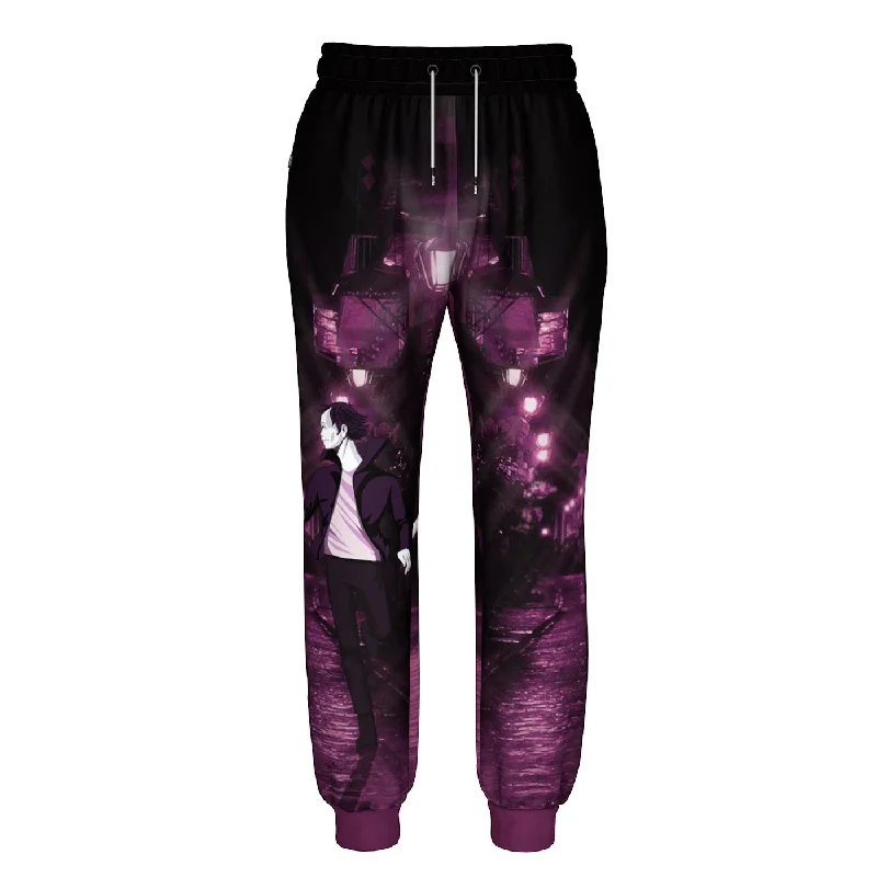 Men's High-Waisted Pants for a Retro StyleAnime Rabusutori Sweatpants