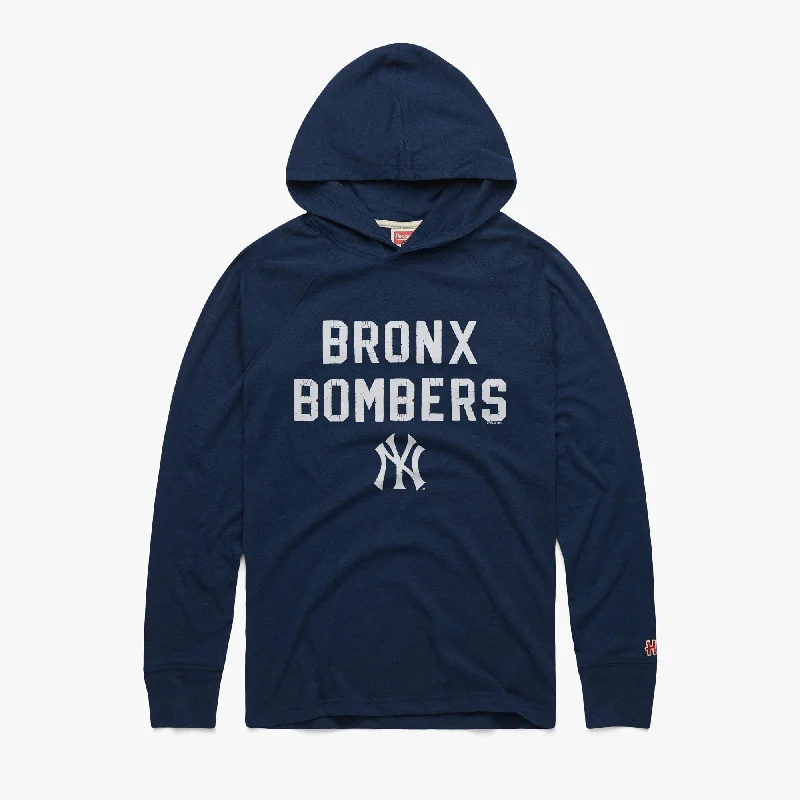 Men's Shirts with Mock NecksBronx Bombers Yankees Lightweight Hoodie