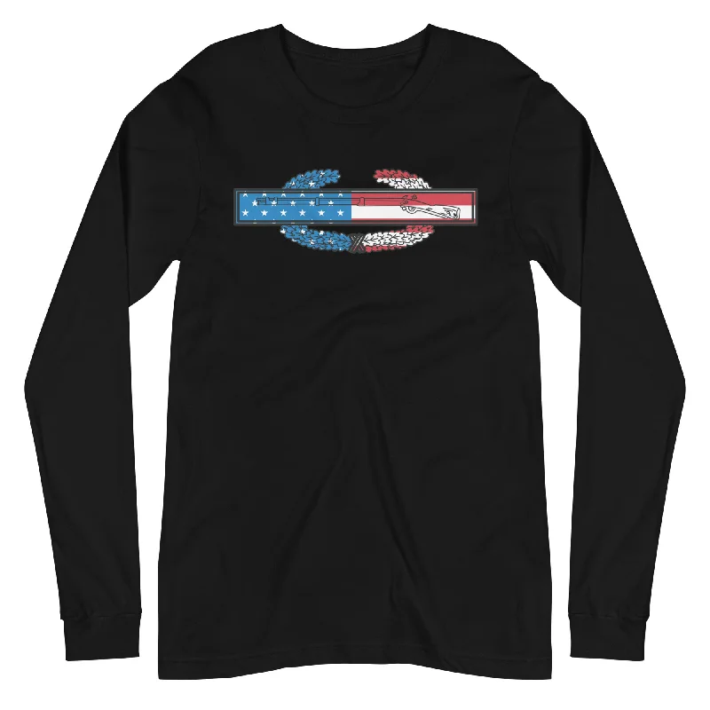 Men's Shirts with Elastic WaistbandsCLT - CIB Flag Long Sleeve