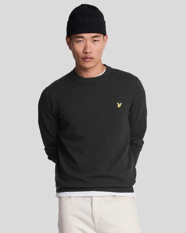 Workout-Ready and Stylish Men's SportswearCotton Merino Crew Neck Jumper