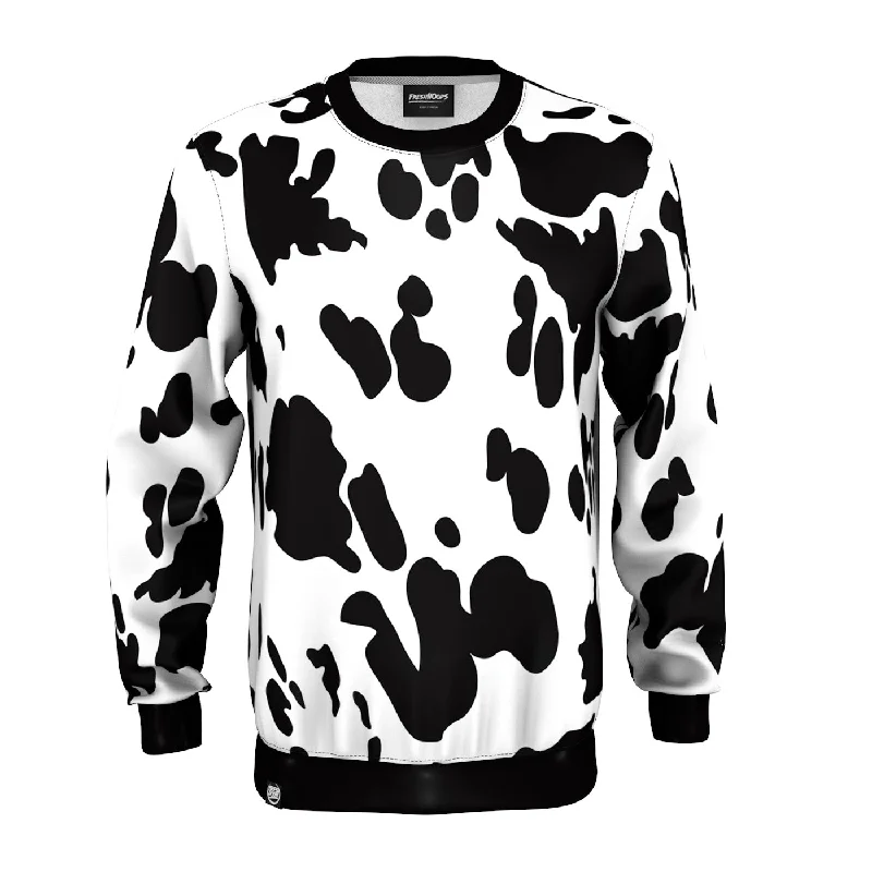 Cool and Lightweight Men's SportswearCow Sweatshirt