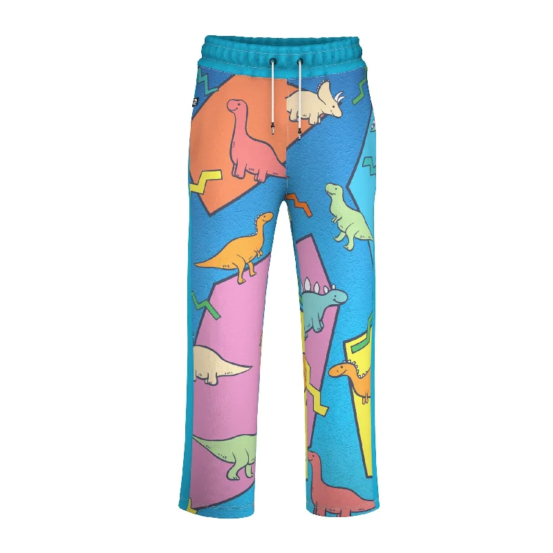 Men's Pants with Patchwork PatternsDino Track Pants