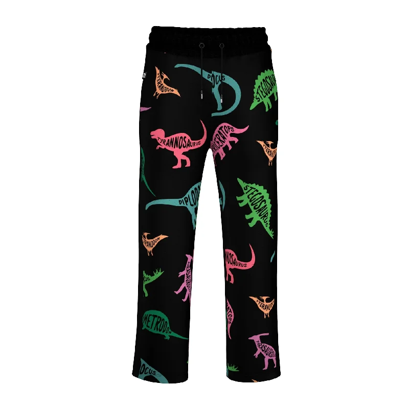 Men's Patterned Pants with Geometric DesignsDinosaurs Track Pants