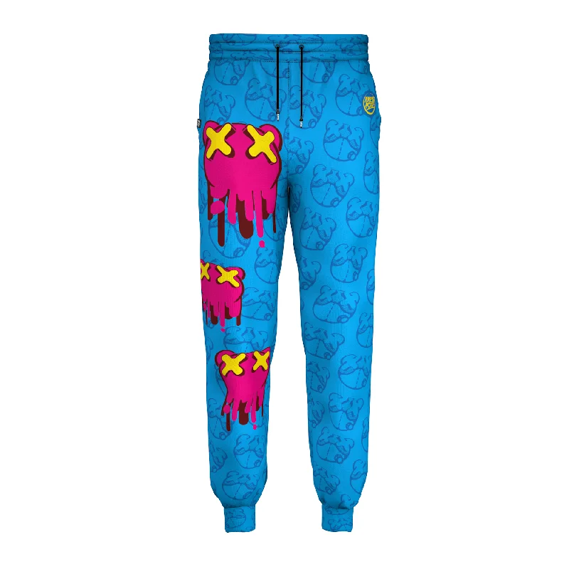 Men's Pants with Hidden ButtonsDrip Bear Sweatpants