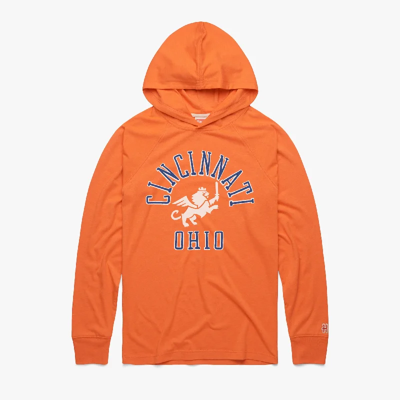 Men's Flowy Shirts for a Relaxed LookFC Cincinnati Arch Lightweight Hoodie