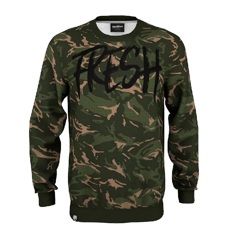 Durable Men's SportswearFresh Camo Sweatshirt