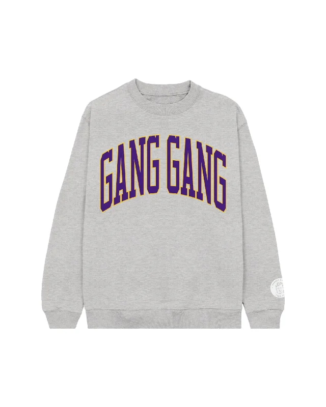 Stylish and Functional Men's SportswearGang Gang Purple & Gold Crewneck