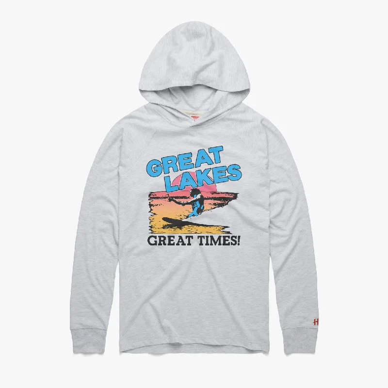 Breathable Men's Mesh TopsGreat Lakes Great Times Lightweight Hoodie