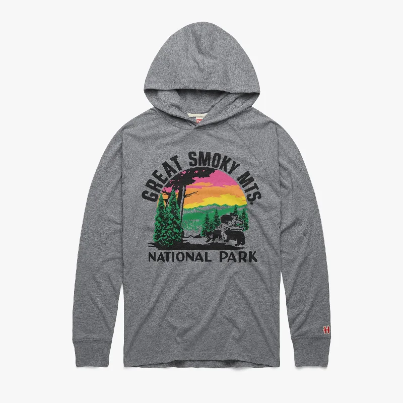 Men's Shirts with Wingtip CollarsGreat Smoky Mountains National Park Lightweight Hoodie