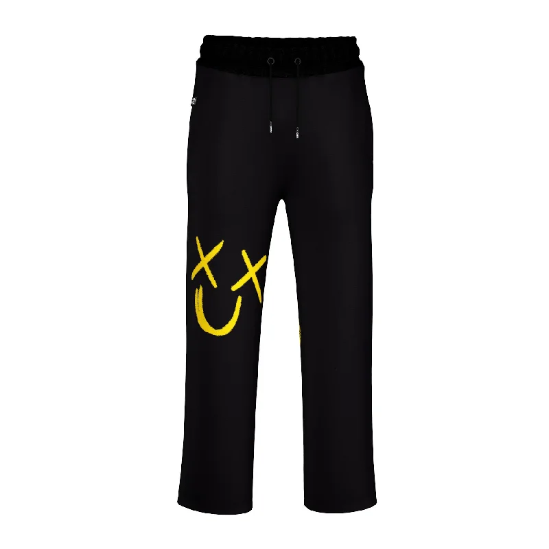 Men's Pants with Back PocketsHappy Snake Track Pants