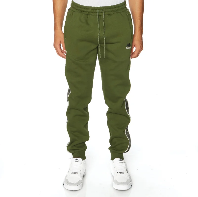 Men's Pants with Logo Embossments222 Banda Braxas Sweatpants - Green