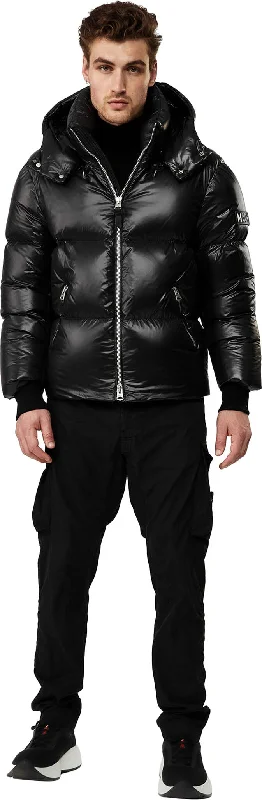 Men's Coats for Tall MenKent Lustrous Light Down Jacket with Hood - Men’s|-|Manteau en duvet à capuche amovible légère lustrée Kent - Homme