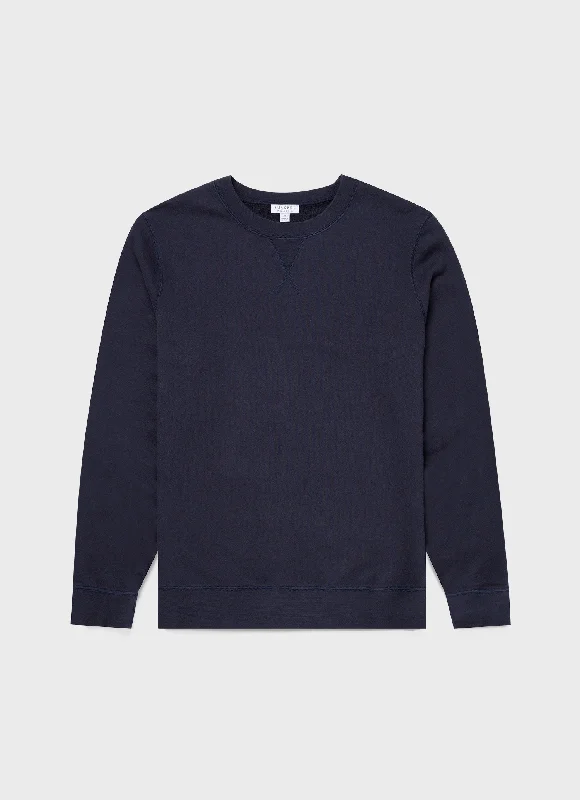 Sports-Inspired High-Performance Men's SportswearMen's Loopback Sweatshirt in Navy