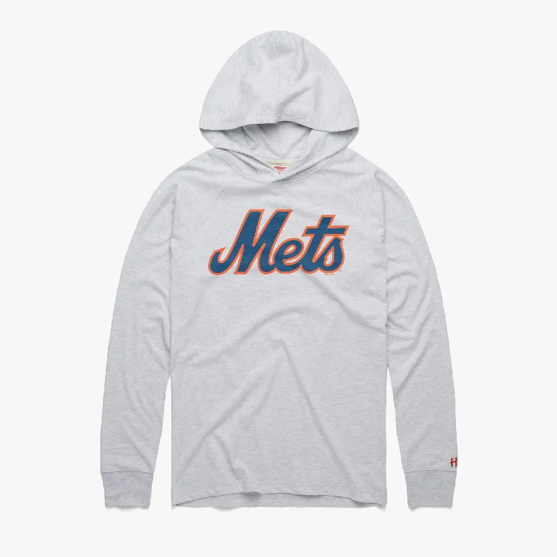 Lightweight Men's Linen ShirtsNew York Mets Jersey Logo Lightweight Hoodie