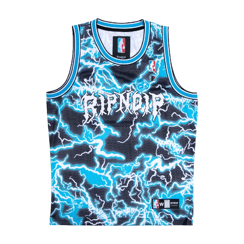 Cool Men's SportswearNikola Basketball Jersey (Black/Blue)