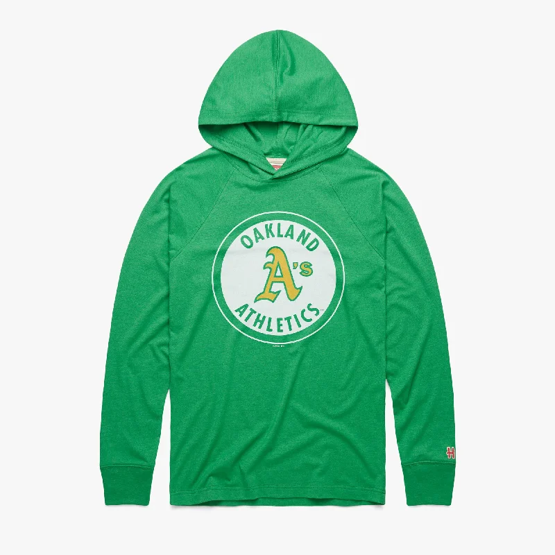 Men's Shirts with Contrast CollarsOakland Athletics '82 Lightweight Hoodie