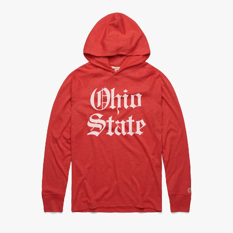 Men's Shirts for Outdoor ActivitiesOhio State Olde English Lightweight Hoodie