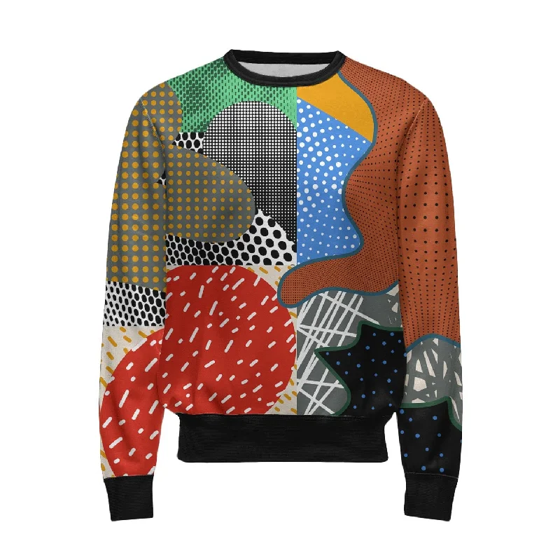 Workout-Ready Men's SportswearPop Art Sweatshirt